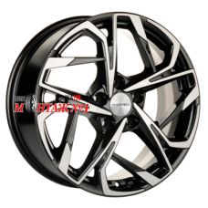 Khomen Wheels 7x17/5x112 ET49 D66,6 KHW1716 (Audi A4) Black-FP