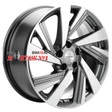 Khomen Wheels 7,5x18/5x108 ET40 D60,1 KHW1801 (Chery Tiggo) Gray-FP